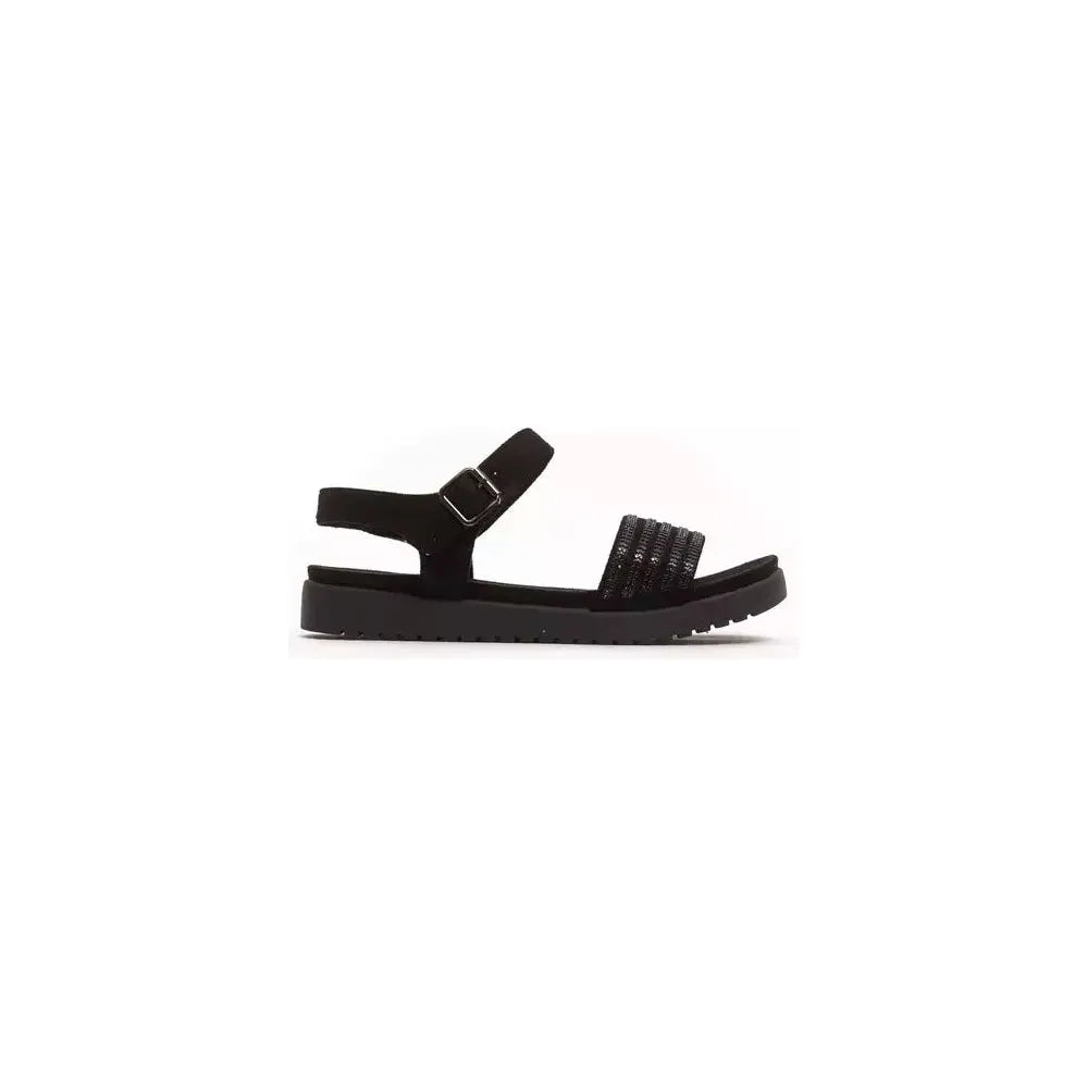 Péché Originel Black Textile Women Sandal