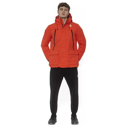 Tond Red Polyester Men's Jacket