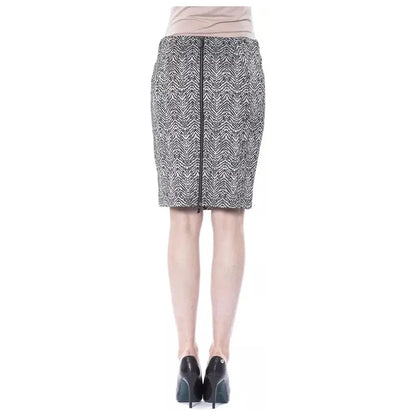 BYBLOS Black Viscose Women Skirt