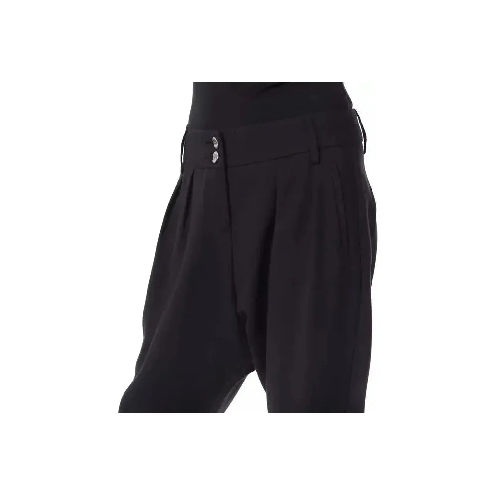 بنطلون نسائي من البوليستر باللون الأسود من BYBLOS