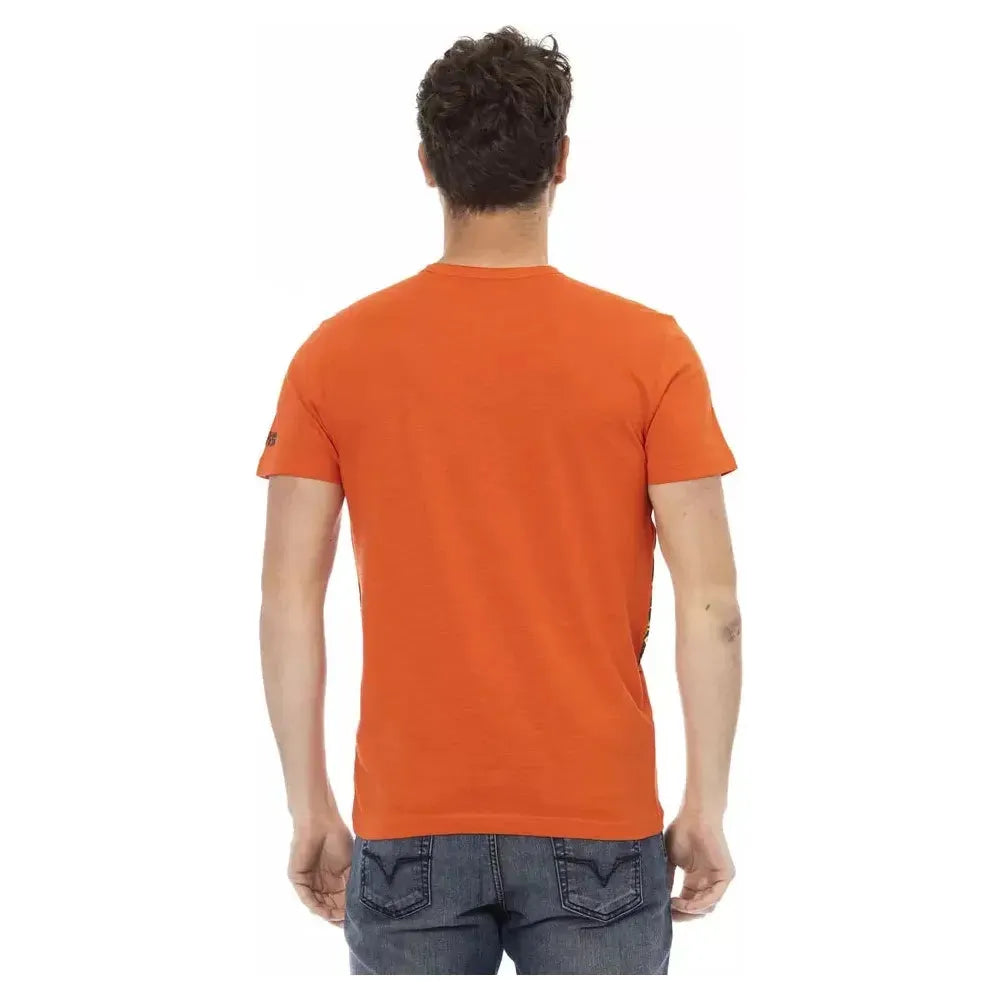 Trussardi Action "Orange Cotton Men T-Shirt" Trussardi Action