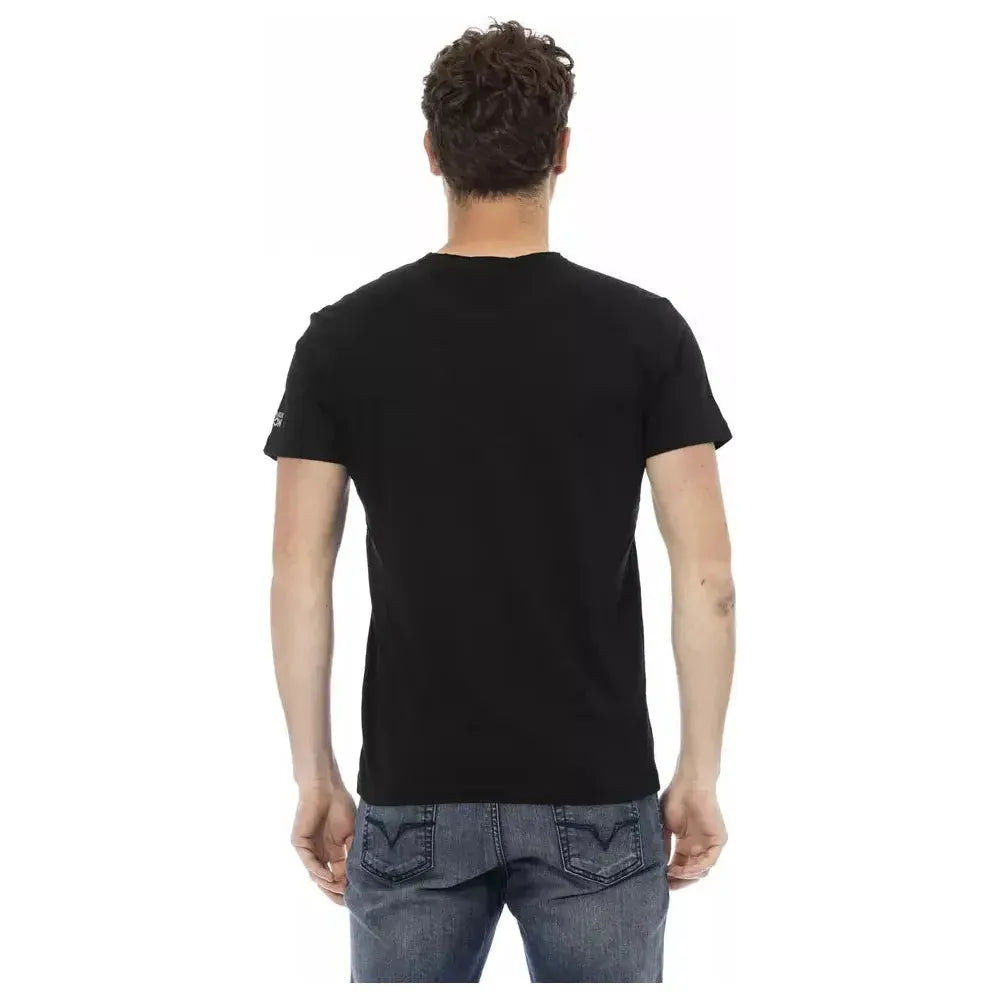 Trussardi Action Black Cotton Men's T-Shirt