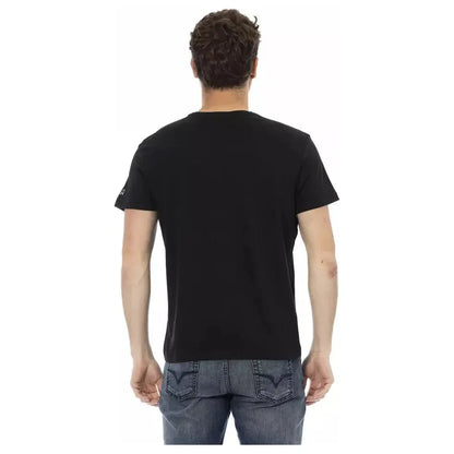 Trussardi Action Black Cotton Men's T-Shirt
