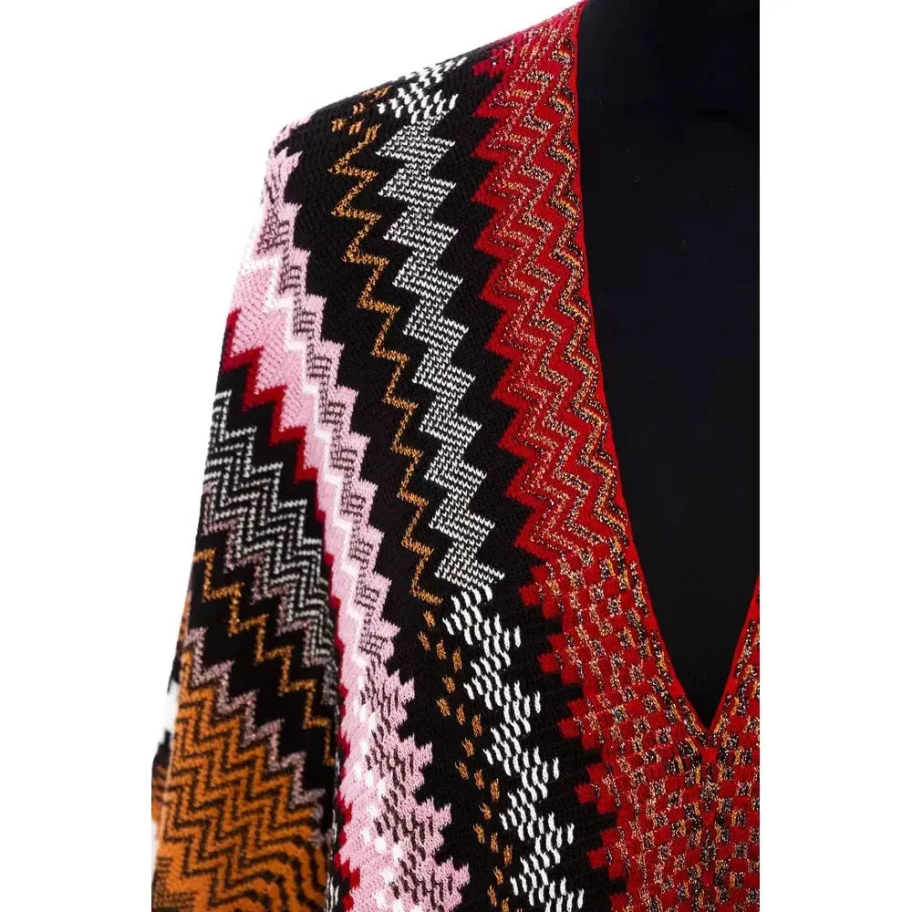 Missoni Multicolor Wool Women Poncho