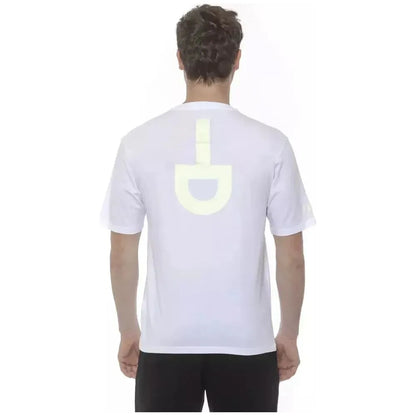 Tond White Cotton Men T-Shirt