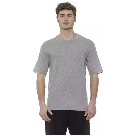 Tond Gray Cotton Men TShirt Tond