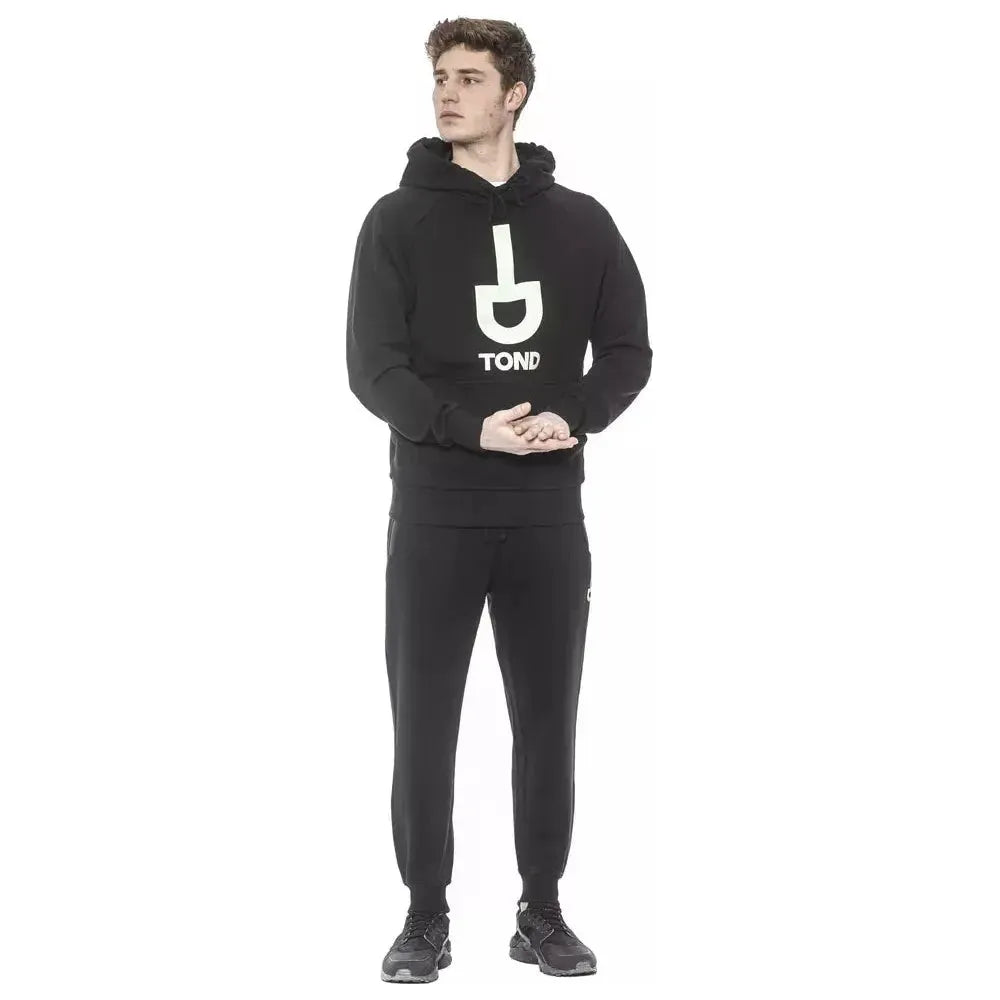 Tond Black Cotton Men Sweater