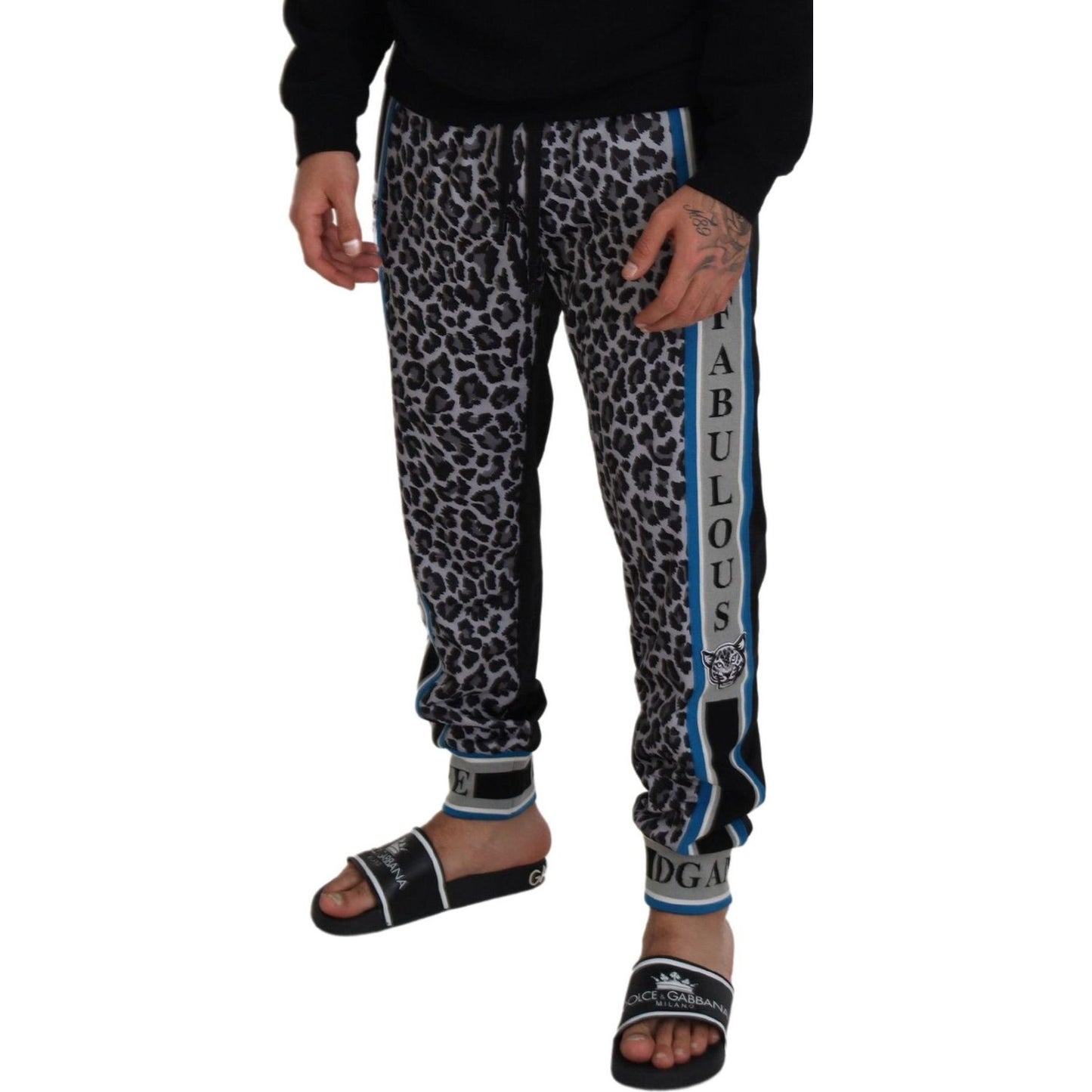 Dolce & Gabbana Chic Multicolor Jogger Pants Dolce & Gabbana