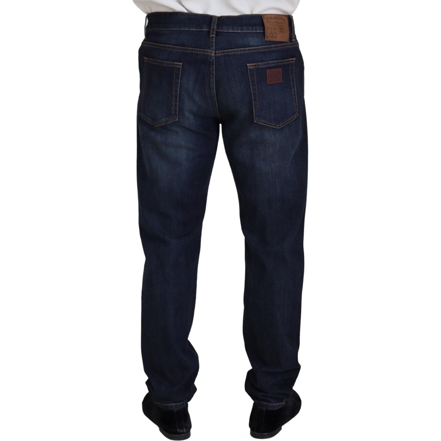 Dolce & Gabbana Elegant Blue Denim Pants Dolce & Gabbana