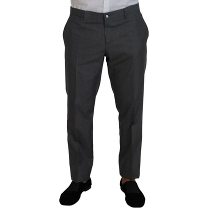 Dolce & Gabbana Gray MARTINI 3 Piece Slim Fit Suit