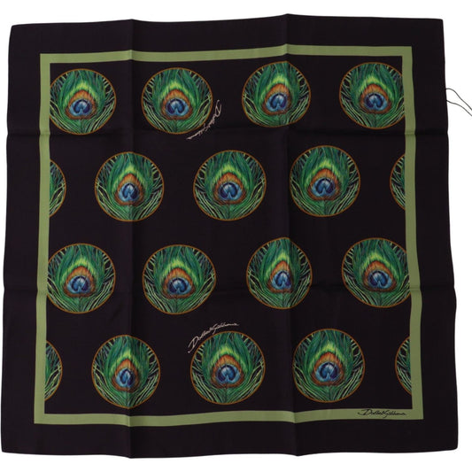 Dolce & Gabbana Elegant Silk Square Scarf Wrap Dolce & Gabbana