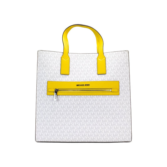 Michael Kors Kenly Large Signature Citrus PVC North South Tote Computer Handbag Michael Kors