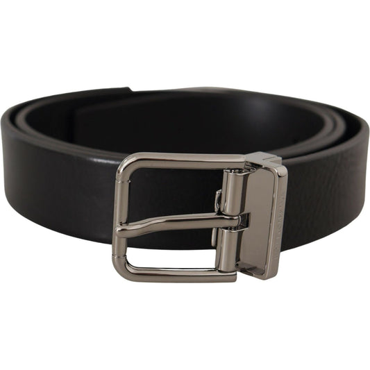 Dolce & Gabbana Elegant Black Leather Belt Dolce & Gabbana