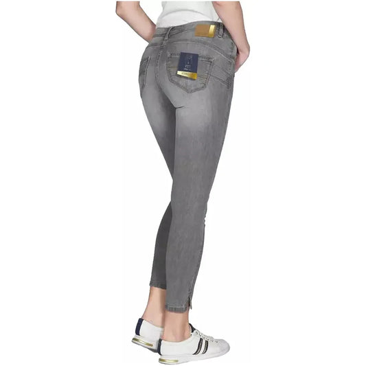 Yes Zee Chic Gray Push-Up Jeggings for Effortless Style Yes Zee