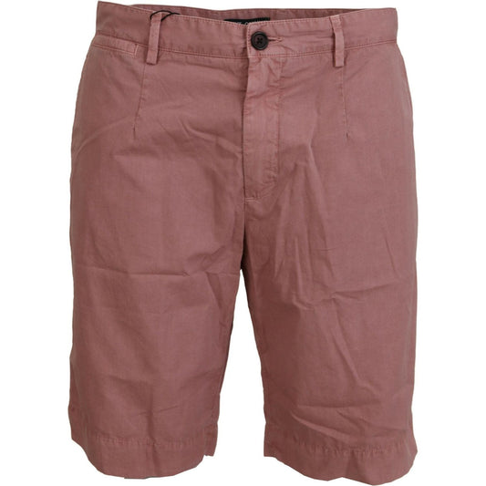 Dolce & Gabbana Exquisite Pink Chino Shorts for Men Dolce & Gabbana