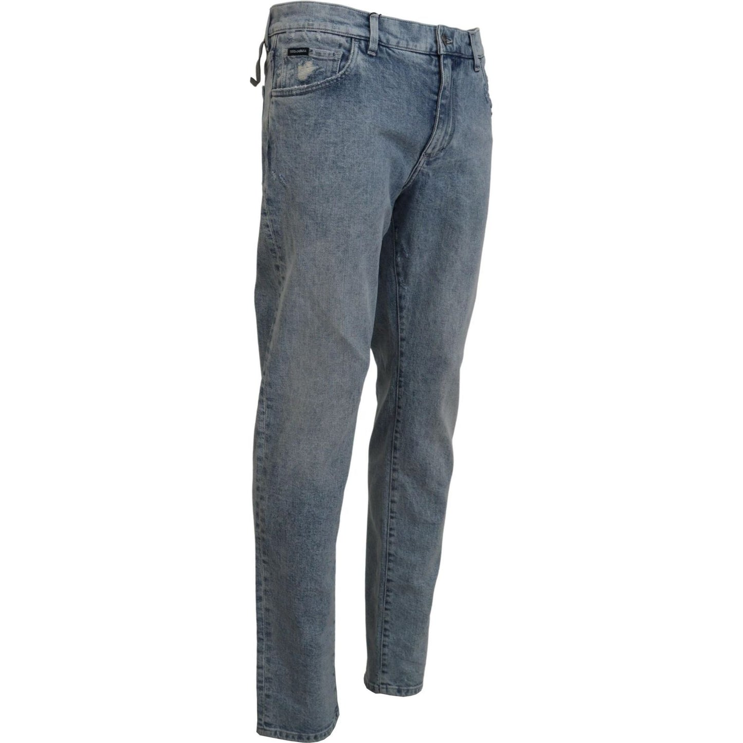 Dolce & Gabbana Elegant Slim-Fit Light Blue Denim Pants Dolce & Gabbana