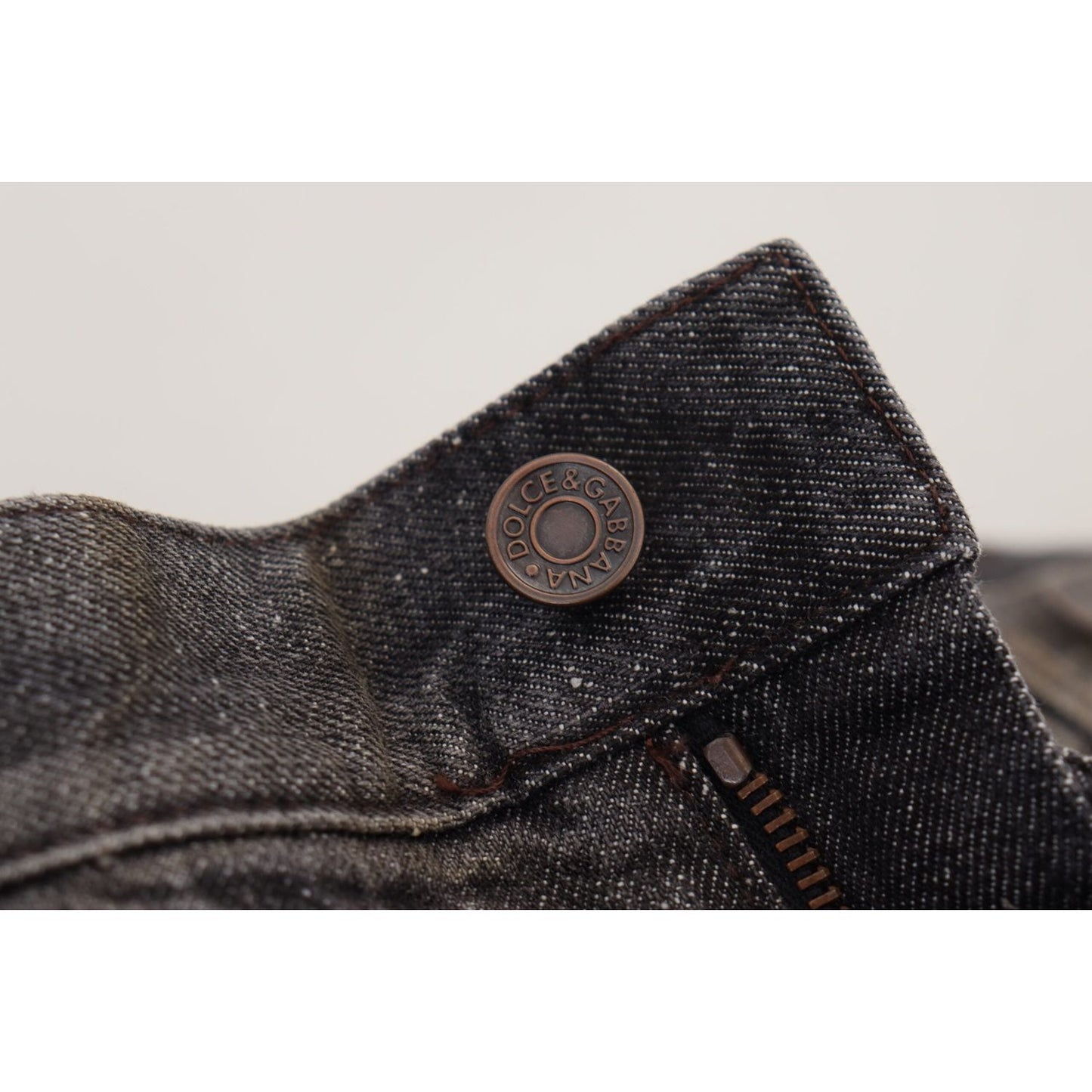 Dolce & Gabbana Exquisite Gray Denim Pants for the Modern Gentleman Dolce & Gabbana