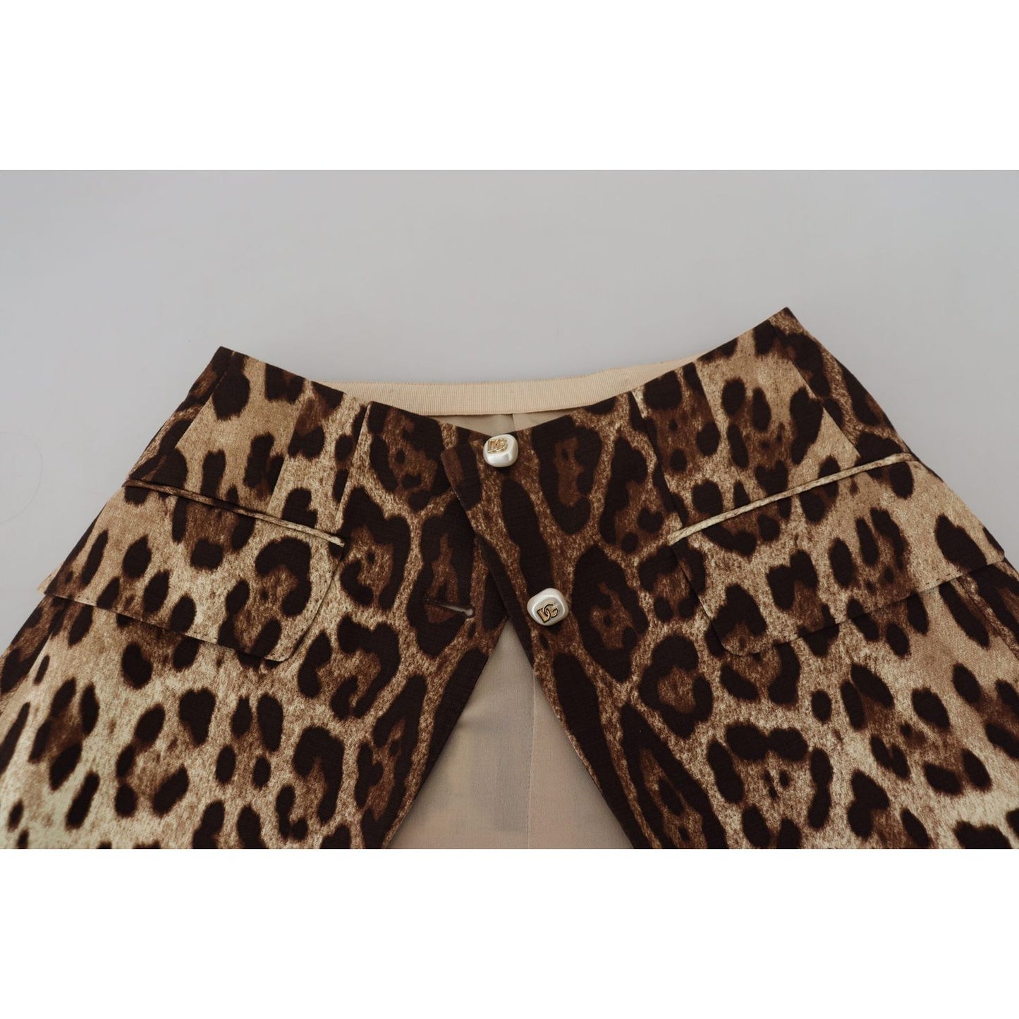 Dolce & Gabbana High Waist Leopard Mini Skirt Dolce & Gabbana