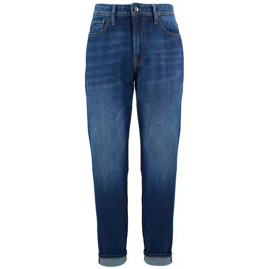 Yes Zee Blue Cotton Mens Jeans Yes Zee