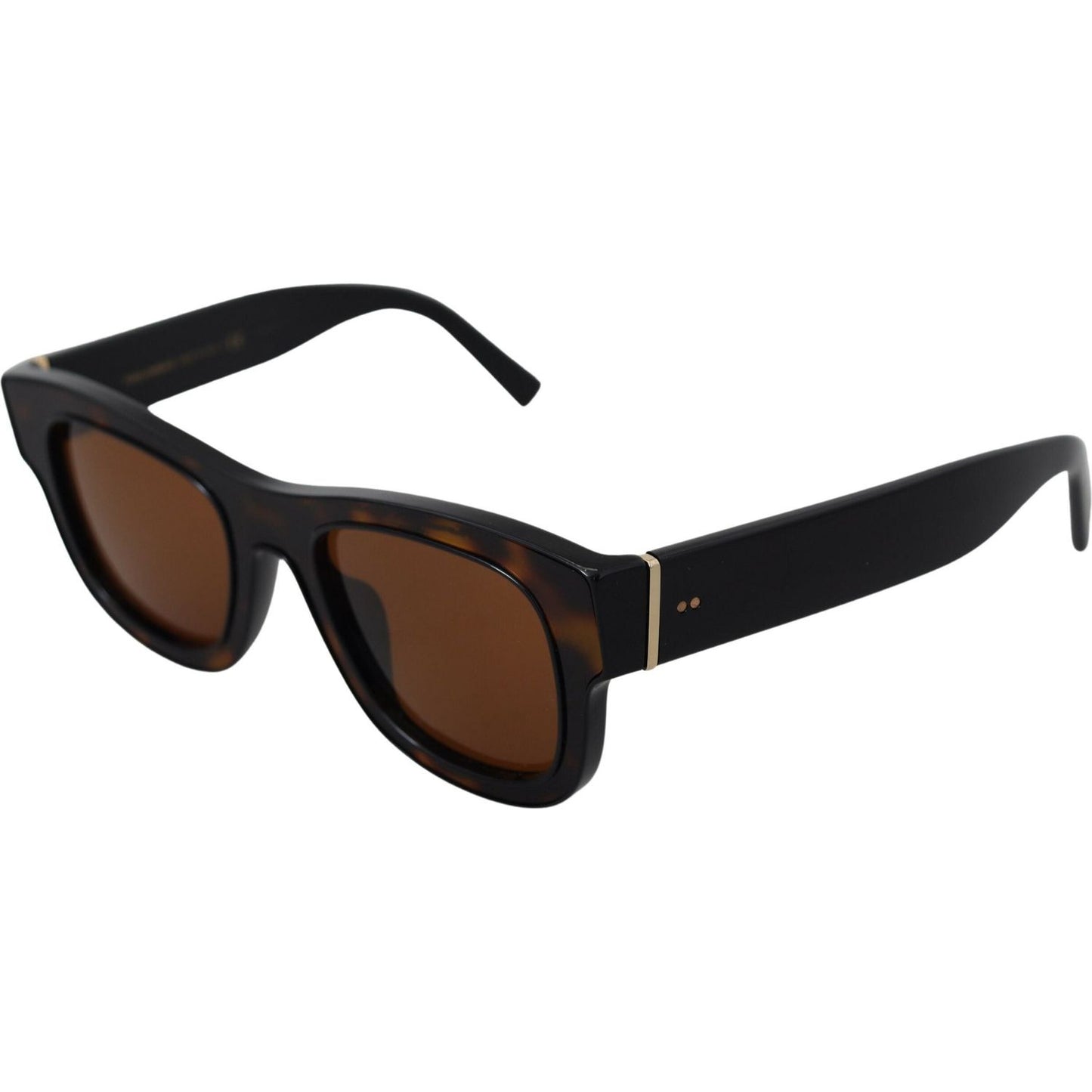 Dolce & Gabbana Chic Brown Acetate Sunglasses Dolce & Gabbana