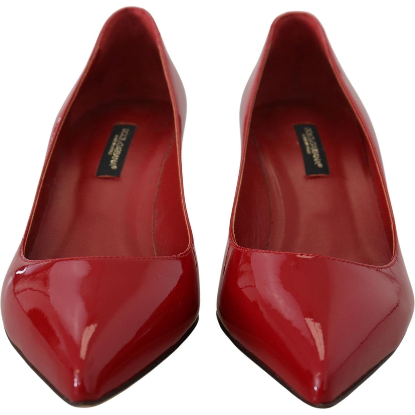 Dolce & Gabbana Exquisite Red Patent Leather Pumps Dolce & Gabbana