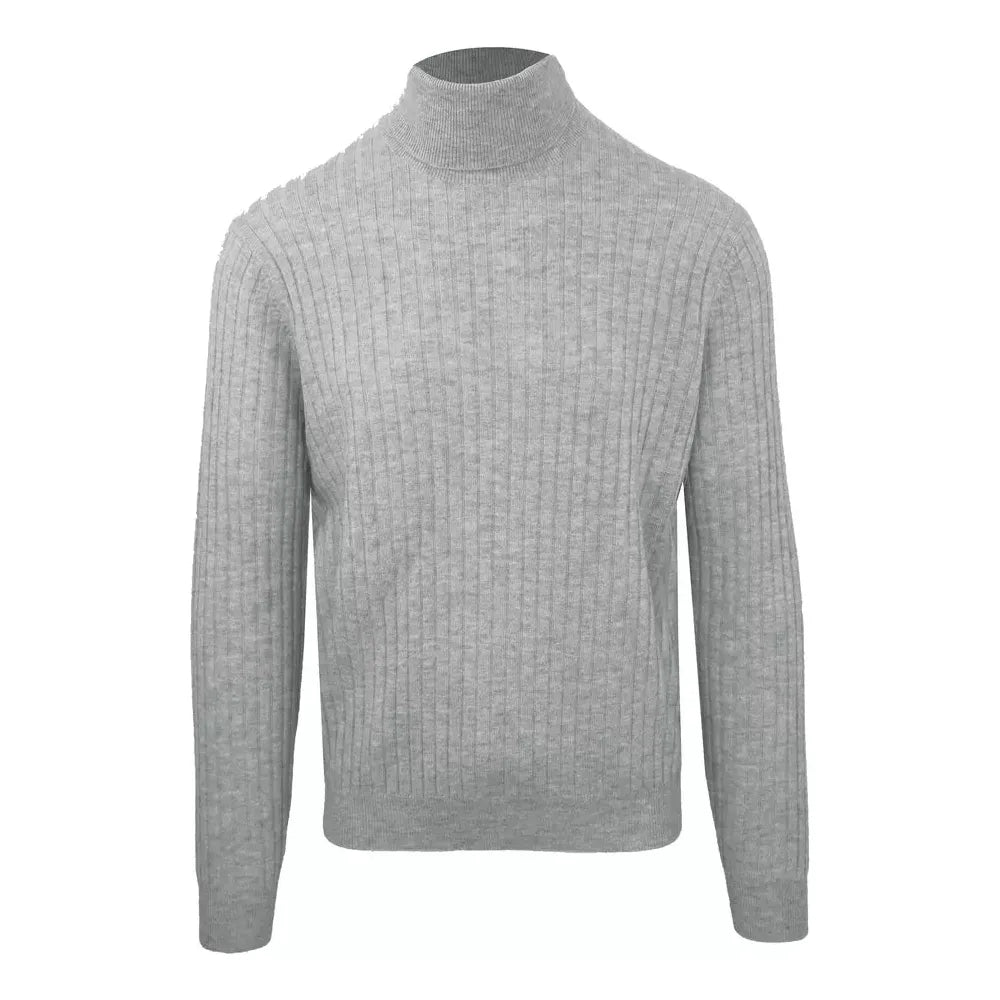 Malo Elegant Wool Cashmere Turtleneck Sweater