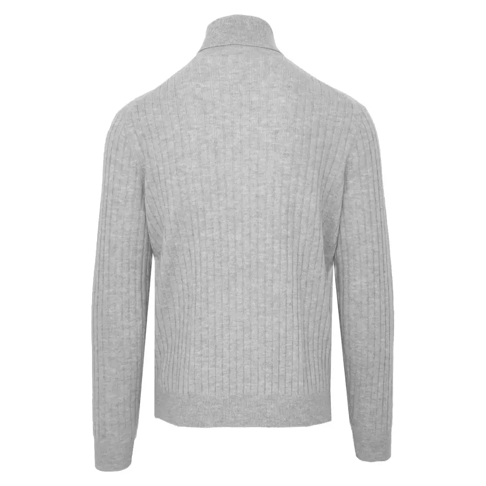 Malo Elegant Wool Cashmere Turtleneck Sweater