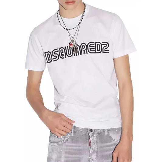 Dsquared² Elevated Classic White Cotton Tee Dsquared²