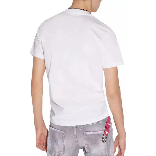 Dsquared² Elevated Classic White Cotton Tee Dsquared²