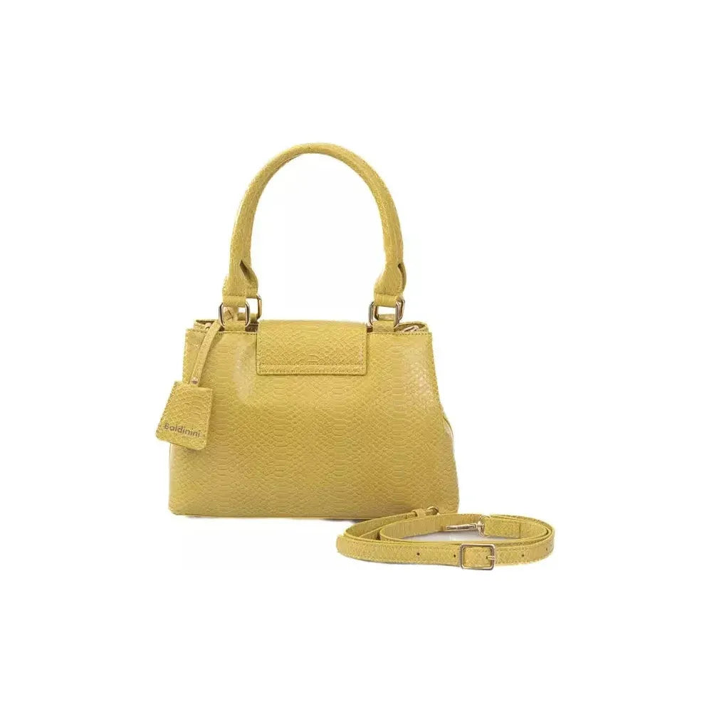 Baldinini Trend Yellow Polyurethane Women Crossbody Bag Baldinini Trend