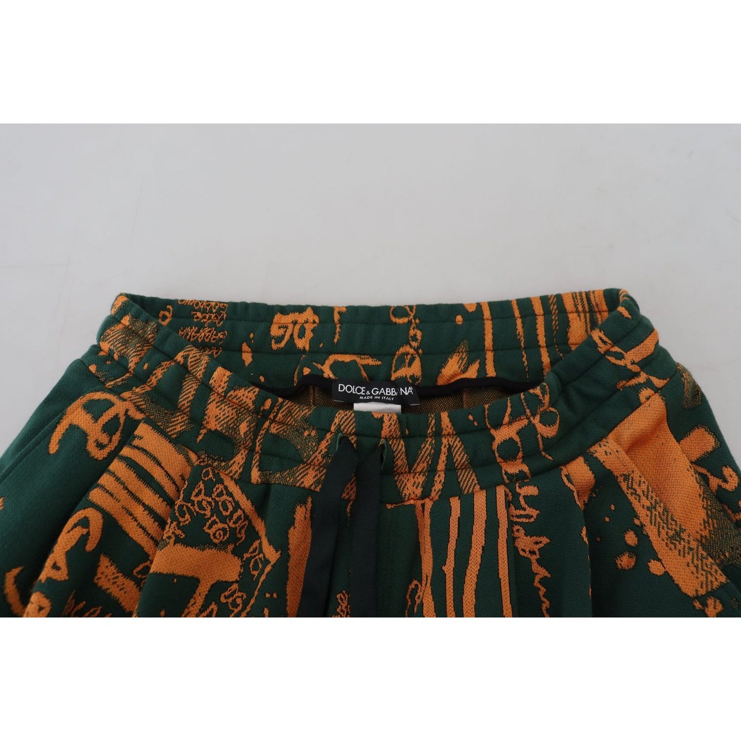 Dolce & Gabbana Multicolor Silk Blend Jogger Cargo Pants Dolce & Gabbana