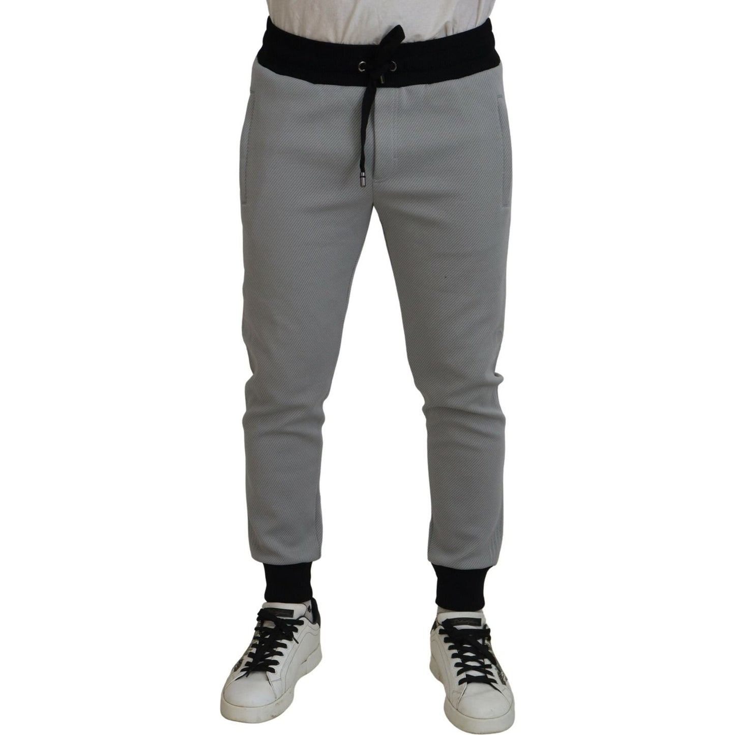 Dolce & Gabbana Elegant Grey Jogger Pants Dolce & Gabbana