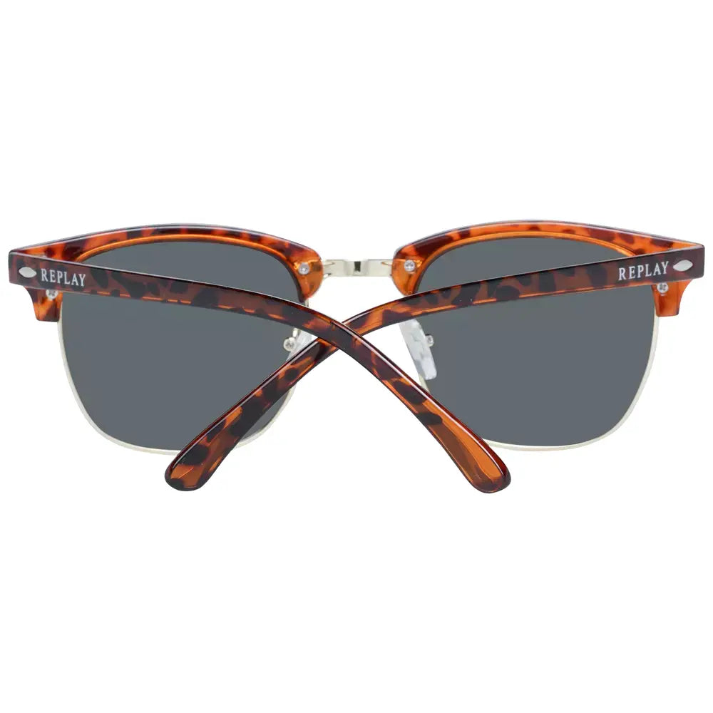 Replay Brown Unisex Sunglasses Replay