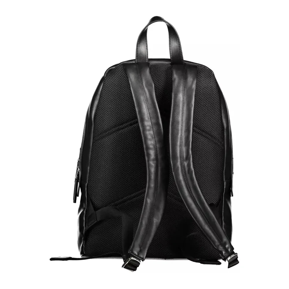 Calvin Klein Black Polyester Men Backpack Calvin Klein