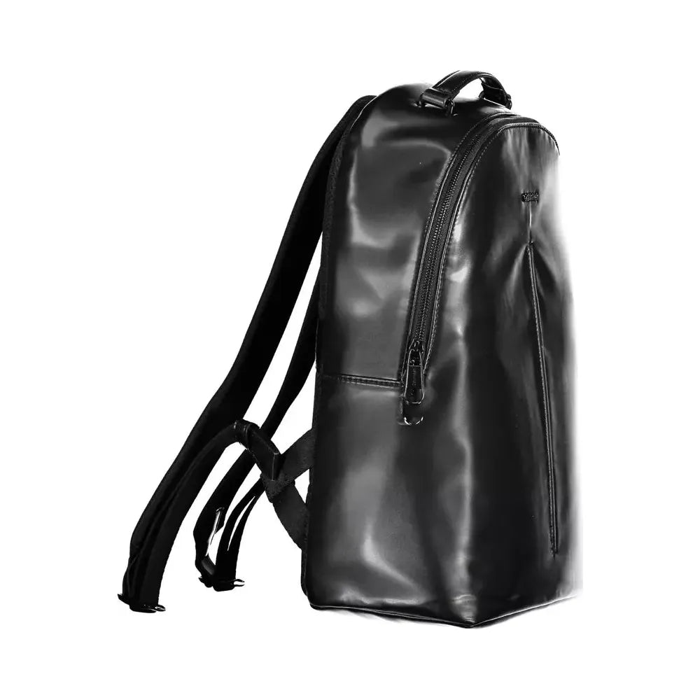 Calvin Klein Black Polyester Men Backpack Calvin Klein