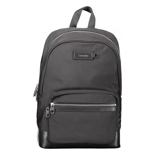 Calvin Klein Black Polyester Men Backpack Calvin Klein