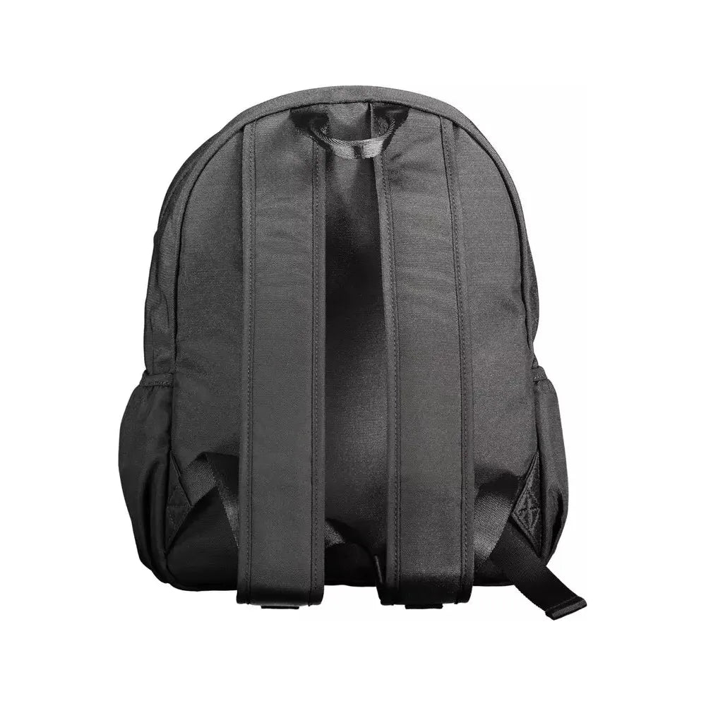 Tommy Hilfiger Black Polyester Men Backpack Tommy Hilfiger