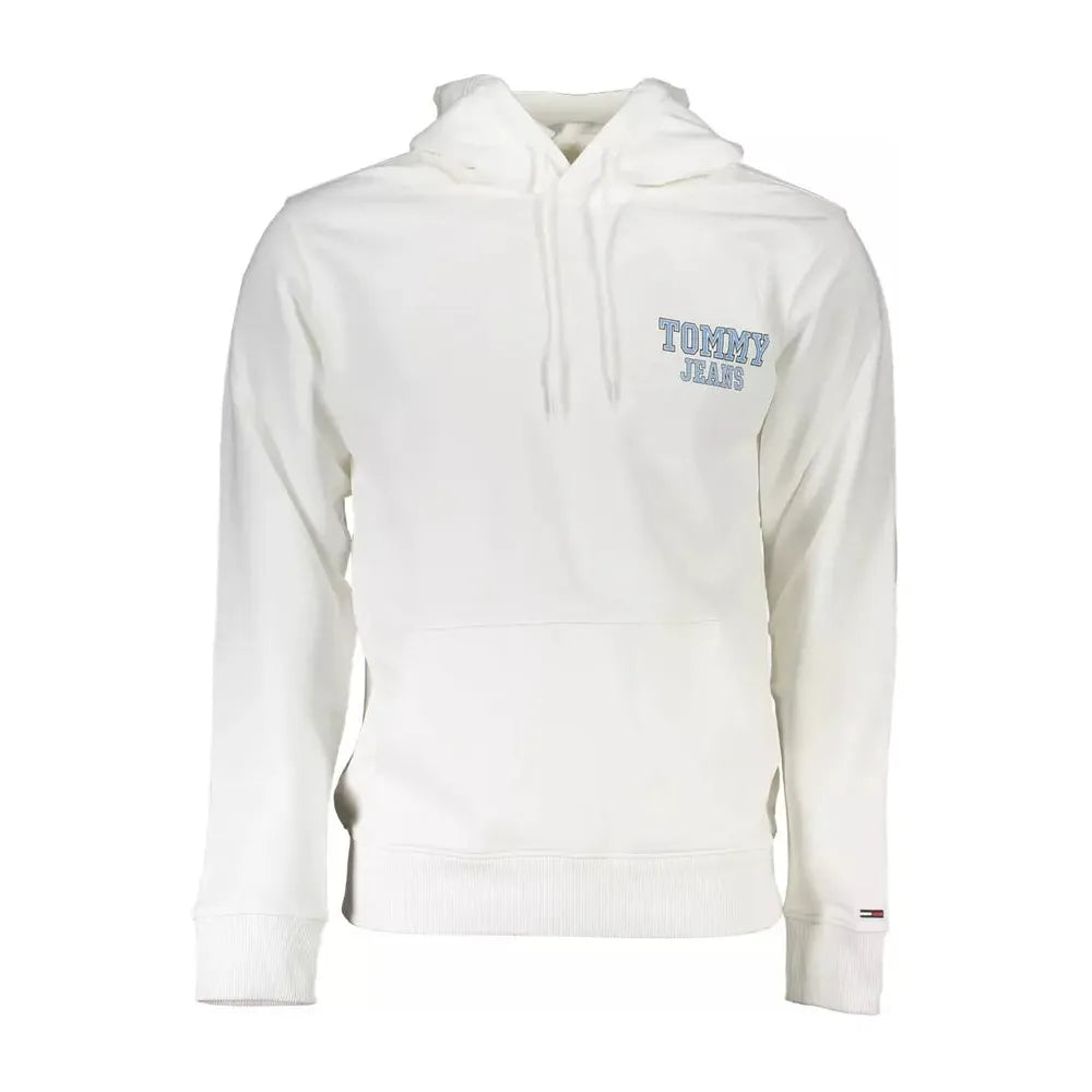 Tommy Hilfiger White Cotton Men Sweater Tommy Hilfiger