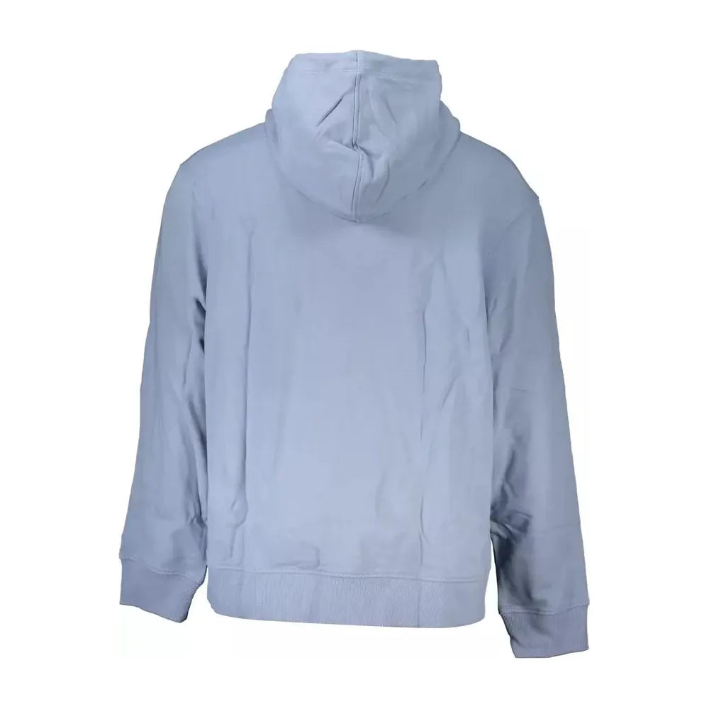 Calvin Klein Light Blue Cotton Men Sweater Calvin Klein