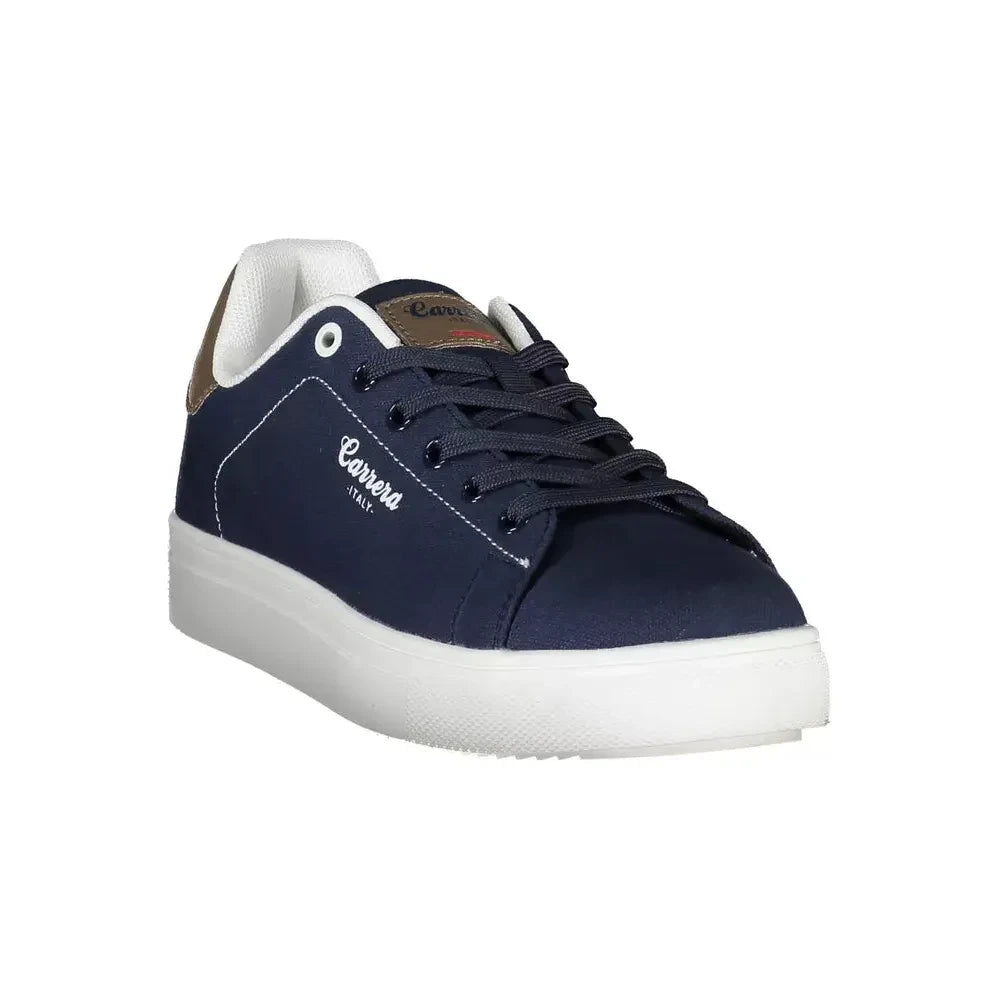 Carrera Blue Eco Leather Men Sneaker Carrera