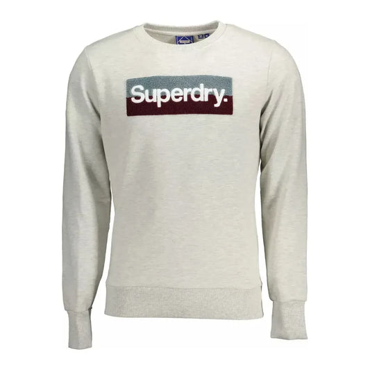 Superdry Gray Cotton Mens Sweater Superdry