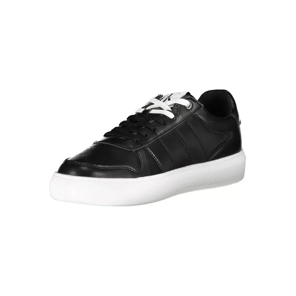 Calvin Klein Black Polyester Men Sneaker Calvin Klein