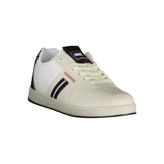 Carrera White Eco Leather Men Sneaker Carrera