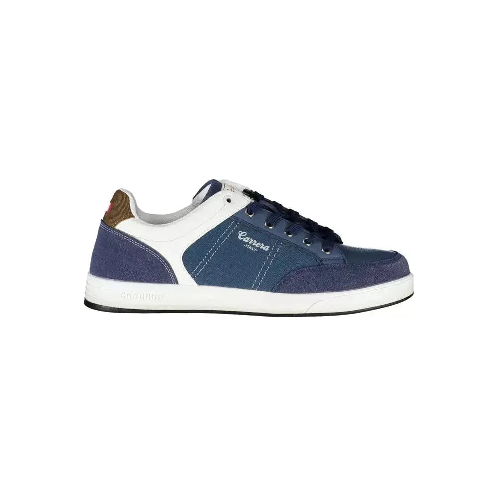 Carrera Blue Eco Leather Men Sneaker Carrera