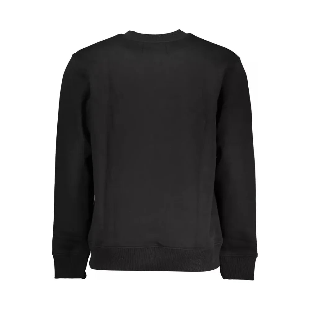 Calvin Klein Black Cotton Men Sweater Calvin Klein