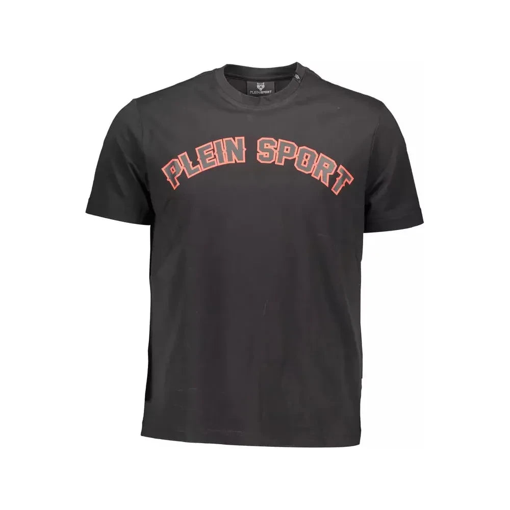 Plein Sport Black Cotton Men T-Shirt Plein Sport