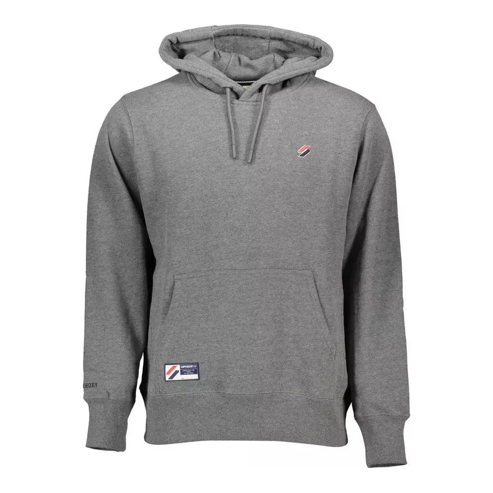 Superdry Gray Cotton Men Sweater Superdry