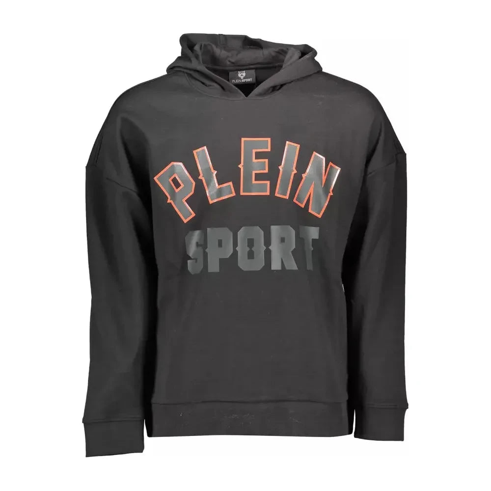 Plein Sport Black Cotton Men Sweater Plein Sport