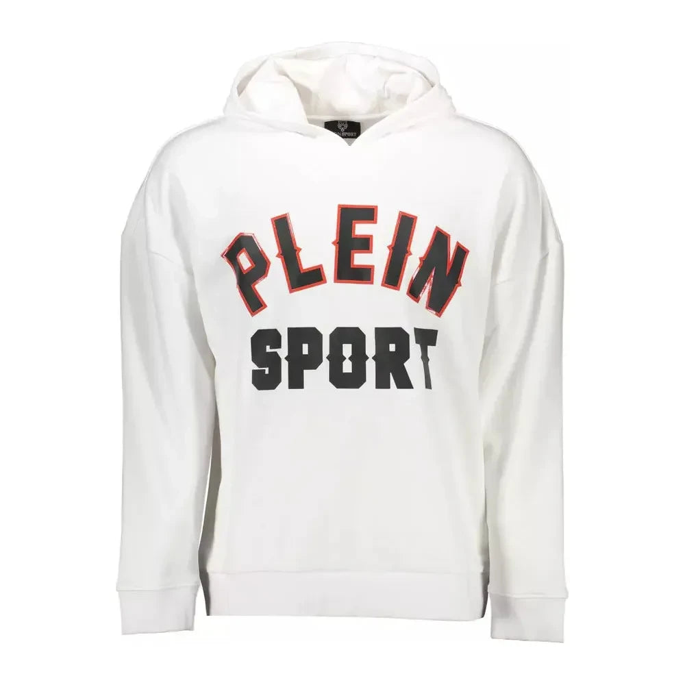 Plein Sport White Cotton Men Sweater Plein Sport