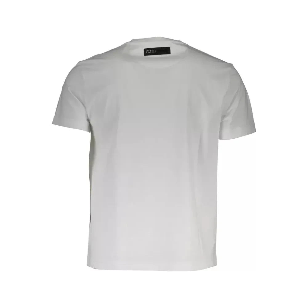 Plein Sport White Cotton Men T-Shirt Plein Sport